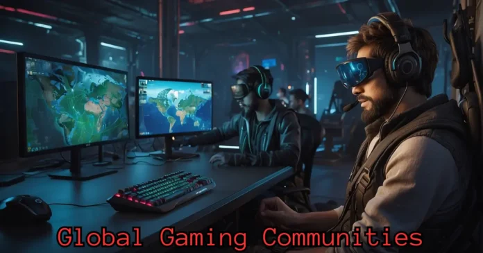 Diverse gamers connecting online, highlighting the importance of gaming communities for social interaction and shared experiences.